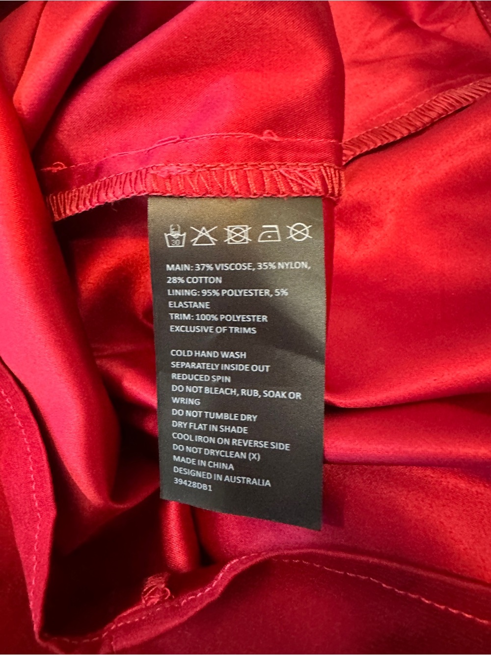 Bardot Red Lace Midi Dress - Picture 6 of 12